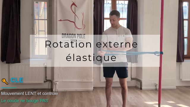 Rotation externe (élastique)