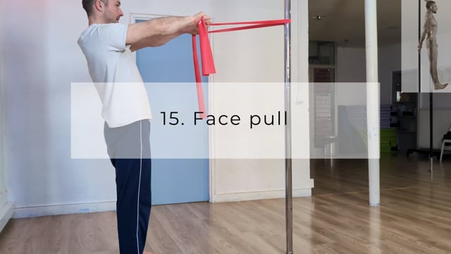 Face pull (élastique)