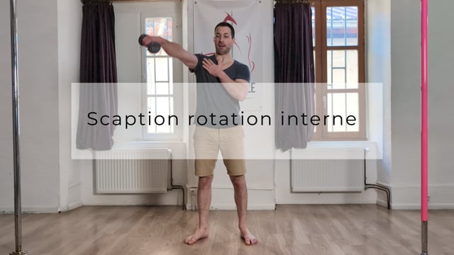 Scaption en rotation interne