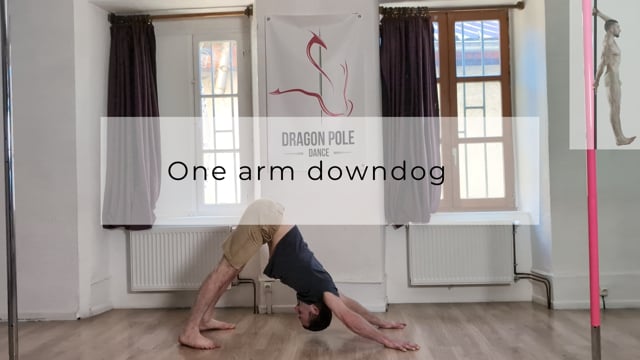 One arm downdog
