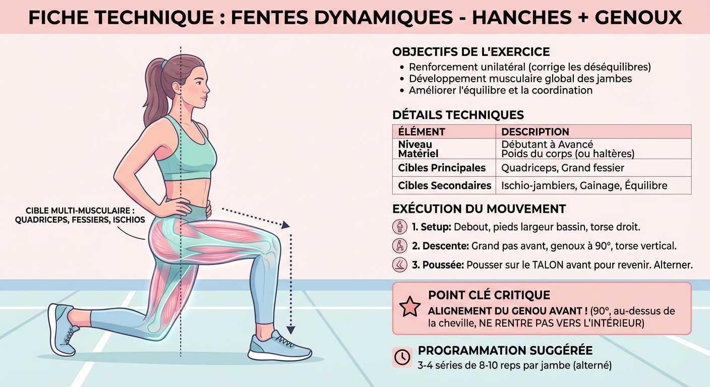 Exercice fentes dynamiques